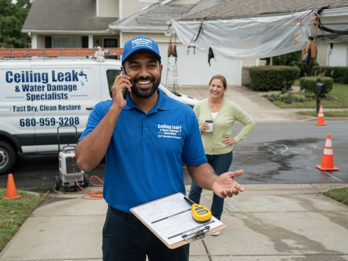 Ceiling Leak Cleanup Hoople, ND FAQs
